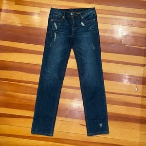 Just USA dark wash skinny jeans